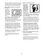 Preview for 15 page of Weslo Pursuit upright User Manual