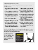 Preview for 3 page of Weslo Pursuit895i User Manual