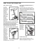 Preview for 8 page of Weslo Pursuit895i User Manual