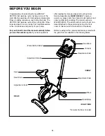 Preview for 4 page of Weslo Vector 502 Manual