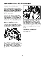 Preview for 15 page of Weslo Vector 502 Manual