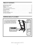 Preview for 2 page of Weslo WETL49710.0 User Manual