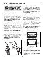 Предварительный просмотр 7 страницы Weslo WLAW55074 User Manual