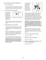 Preview for 16 page of Weslo WLEL32912.0 User Manual