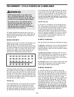 Preview for 10 page of Weslo WLEX14930 User Manual