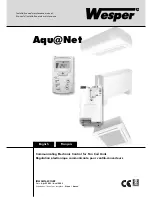 Предварительный просмотр 1 страницы Wesper Aquanet Installation And Maintenance Manual