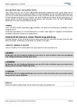 Preview for 4 page of Wessamat CombiLine W120 CL User Manual