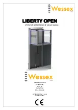 Wessex lifts LIBERTY OPEN Operator'S  Maintenance Manual preview