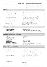 Preview for 29 page of Wessex lifts LIBERTY OPEN Operator'S  Maintenance Manual