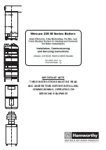 Wessex 220 M Series Installation, Comissioning And Servicing Instructions предпросмотр