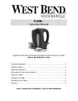 Preview for 1 page of West Bend 53783 Instruction Manual