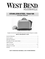 West Bend 78002 Instruction Manual preview