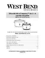 Preview for 21 page of West Bend 84394 Instruction Manual