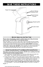 Предварительный просмотр 3 страницы West Bend AIR CRAZY Instruction Manual