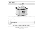 Preview for 1 page of West Bend Arctic Pops Maker Instruction Manual