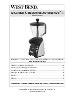 Предварительный просмотр 13 страницы West Bend AUTOSERVE II Instruction Manual