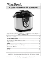 Preview for 17 page of West Bend ELECTRIC PRESSURE COOKER Instruction Manual