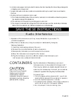 Preview for 5 page of West Bend EM031 EZC-X1 Instruction Manual