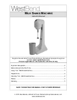 West Bend IC13888WB Instruction Manual preview