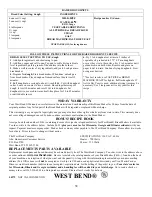 Preview for 39 page of West Bend L4979 Care And Use Instructions Manual