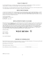 Preview for 21 page of West Bend L5231 Recipes & Instructions