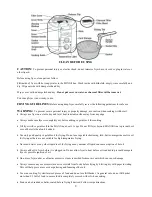 Предварительный просмотр 2 страницы West Bend L5263 Instruction Manual