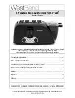 Preview for 10 page of West Bend TEM4500W Instruction Manual