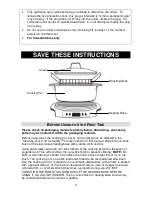 Предварительный просмотр 3 страницы West Bend Versatility 84966 Instruction Manual