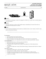 Preview for 2 page of West Elm 187430 Assembly Instructions Manual