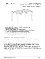 West Elm 429329 Assembly Instructions предпросмотр