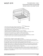 Предварительный просмотр 1 страницы West Elm 430707 Assembly Instructions Manual