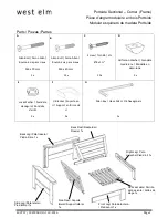 Предварительный просмотр 2 страницы West Elm 430707 Assembly Instructions Manual