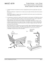 Предварительный просмотр 3 страницы West Elm 430707 Assembly Instructions Manual