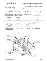 Предварительный просмотр 2 страницы West Elm 430764 Assembly Instructions