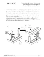 Предварительный просмотр 3 страницы West Elm 430764 Assembly Instructions