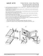 Предварительный просмотр 4 страницы West Elm 430764 Assembly Instructions