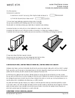 Предварительный просмотр 5 страницы West Elm 6061027 Assembly Instructions Manual