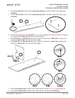 Предварительный просмотр 9 страницы West Elm 6061027 Assembly Instructions Manual