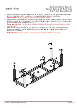 Предварительный просмотр 2 страницы West Elm 7782183 Quick Start Manual