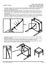 Preview for 2 page of West Elm Adrien Side Table Large 7916638 Assembly Instructions