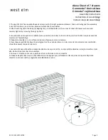 Предварительный просмотр 2 страницы West Elm Alexa Chest of 7 drawers 7542749 Assembly Instructions