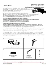 Preview for 1 page of West Elm Andes RA Terminal Chaise 2581457 Assembly Instructions