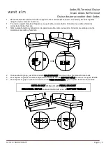 Preview for 3 page of West Elm Andes RA Terminal Chaise 2581457 Assembly Instructions