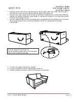 Предварительный просмотр 2 страницы West Elm Axel Sofa 2 Seater 8798592 Assembly Instructions