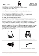 Preview for 1 page of West Elm Bentwood Stool 8998775 Assembly Instructions