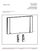 Предварительный просмотр 2 страницы West Elm Boerum headboard 7466378 Assembly Instructions