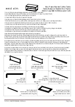 Предварительный просмотр 1 страницы West Elm Box Frame Manual