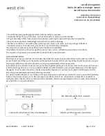 West Elm Carroll Assembly Instructions preview