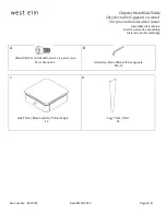 Preview for 2 page of West Elm Chrysler Assembly Instructions