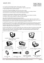 Предварительный просмотр 1 страницы West Elm Dekalb 4134300 Assembly Instructions